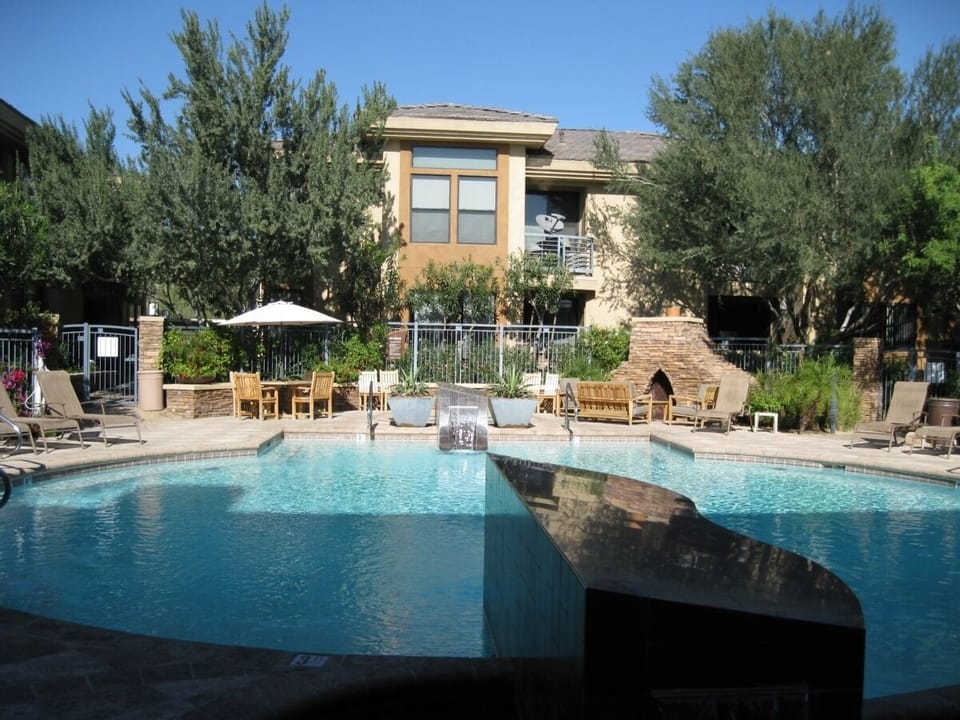 View of pool from clubhouse