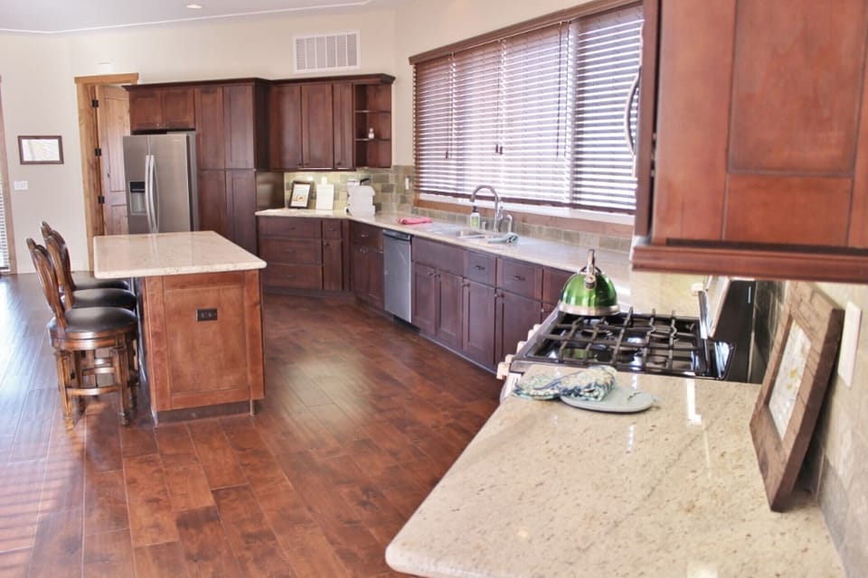 Kitchen looking east