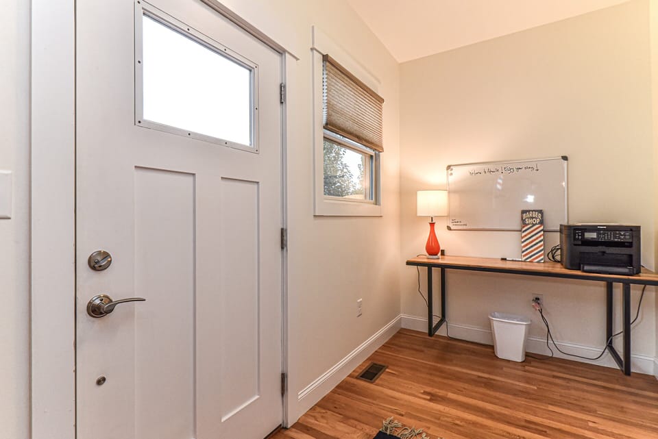Office area with printer available