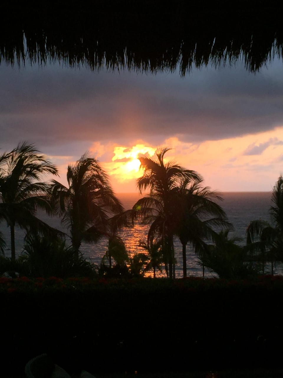 View of Las Cuevos Beach from Aramara Restaurant