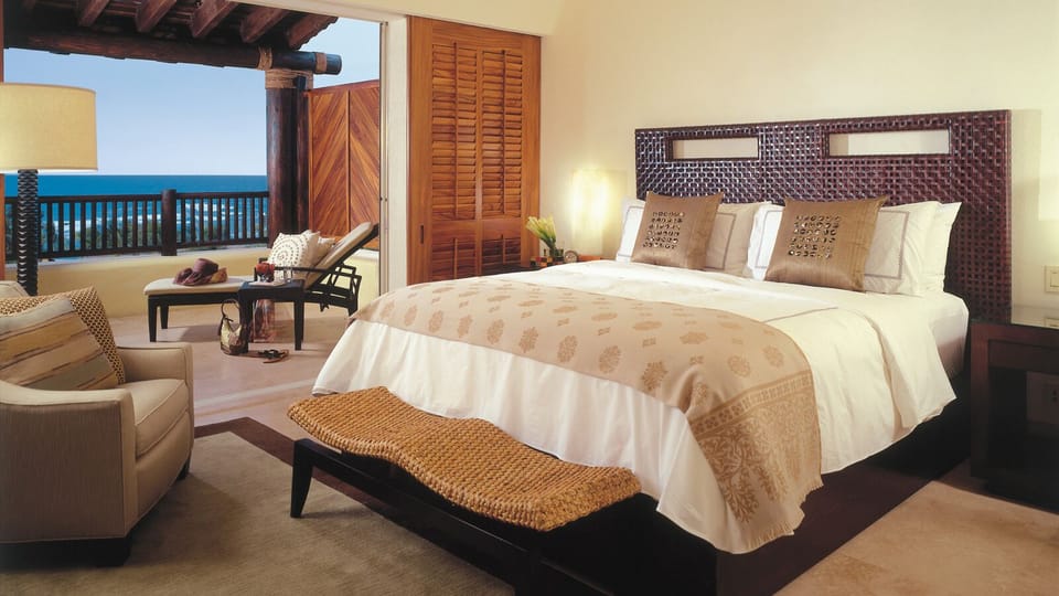 One of the two gorgeous Master Bedrooms; this one boasts a private terrace.