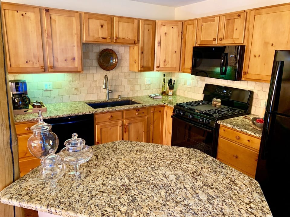 Well appointed kitchen in the great room.