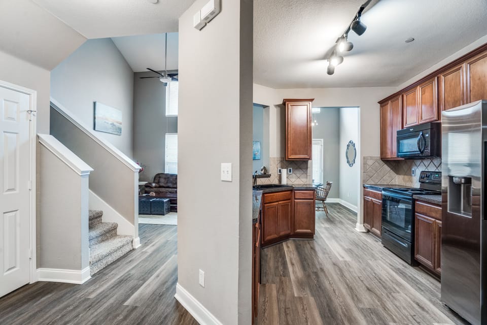 Kid and pet friendly LVP Flooring Throughout First Floor
