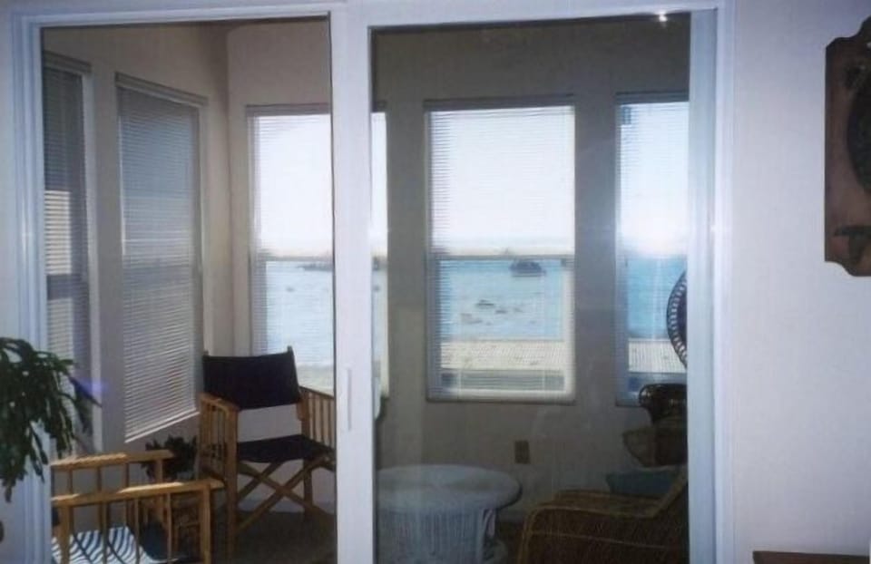 Ocean view from the observation room and adjoining upstairs bedroom