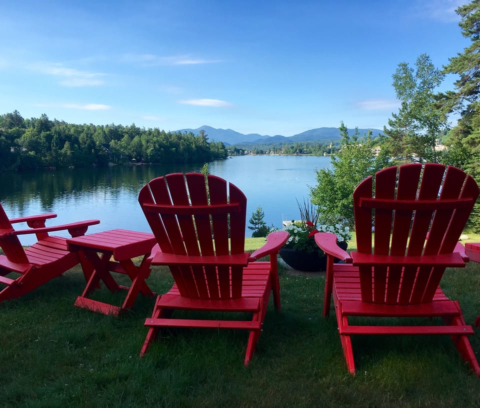 Kick back and relax on the lake. Take a swim and enjoy the view