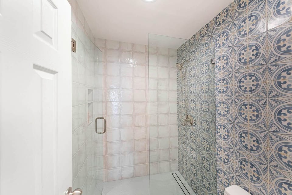 Primary bath newly remodeled shower