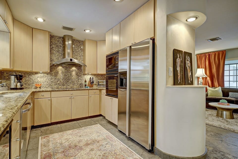 stainless steel kitchen