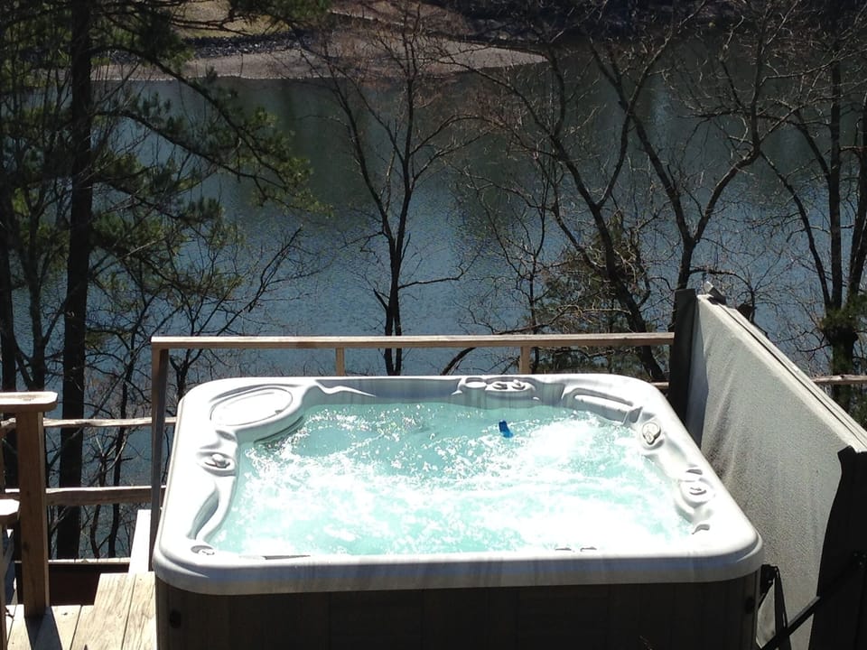 Large hot tub!