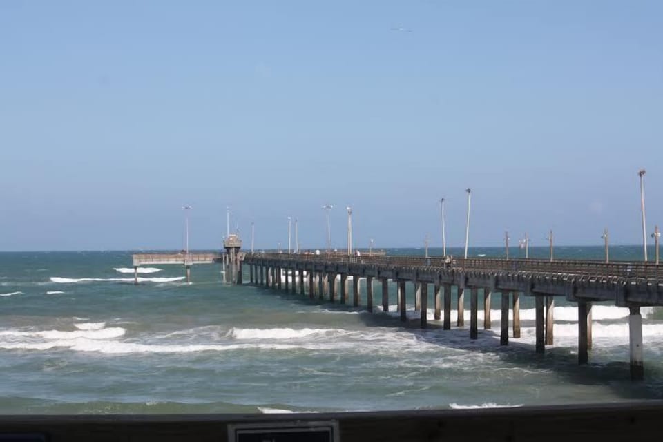 Bob Hall Pier - 1200 foot long concrete fishing pier. 