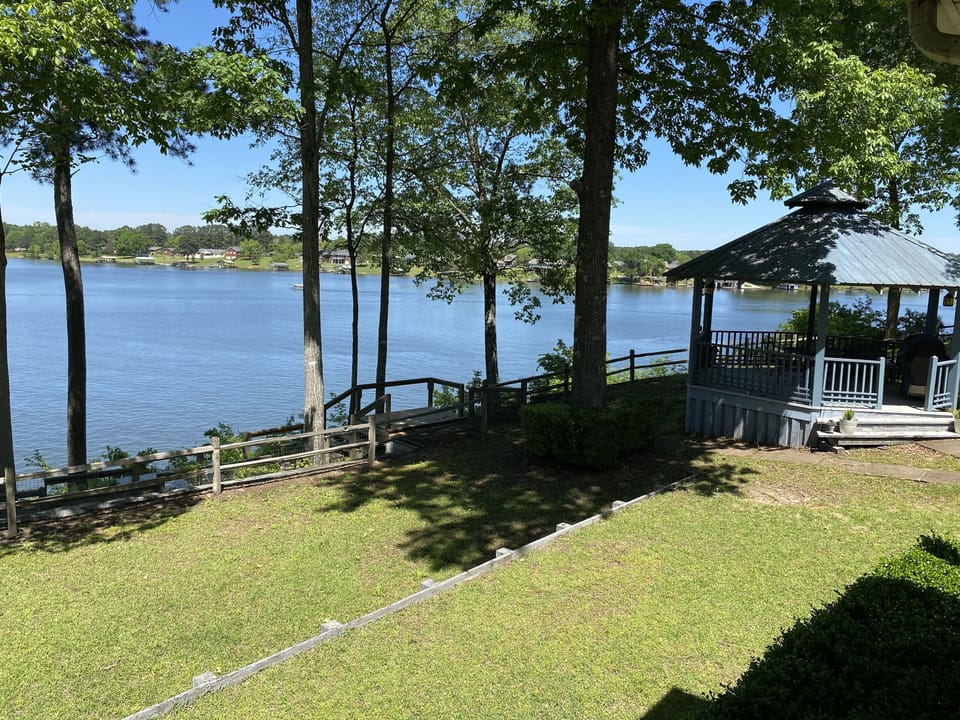 Waterfront view from back porch