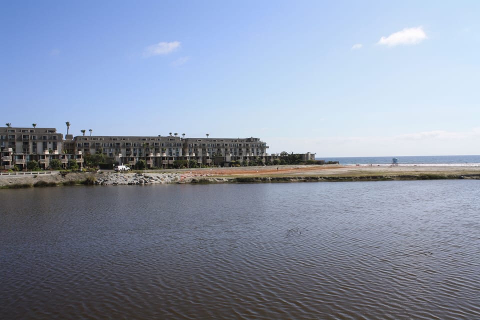 North Coast Village viewed from San Luis Rey River. by GJT