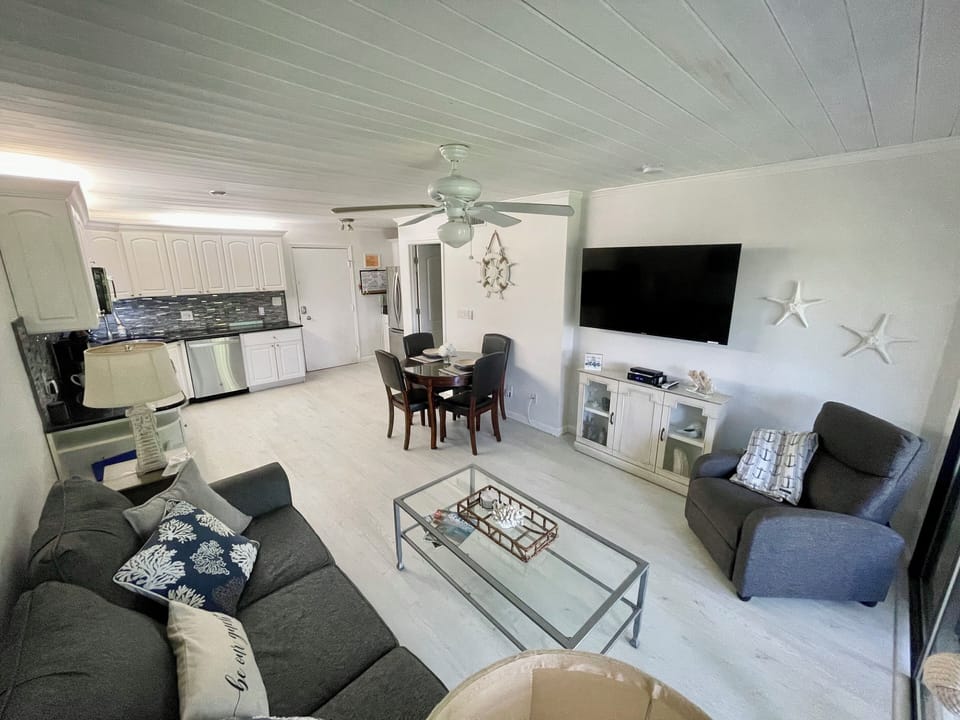 June 2024: New flooring and a fresh coat of white paint