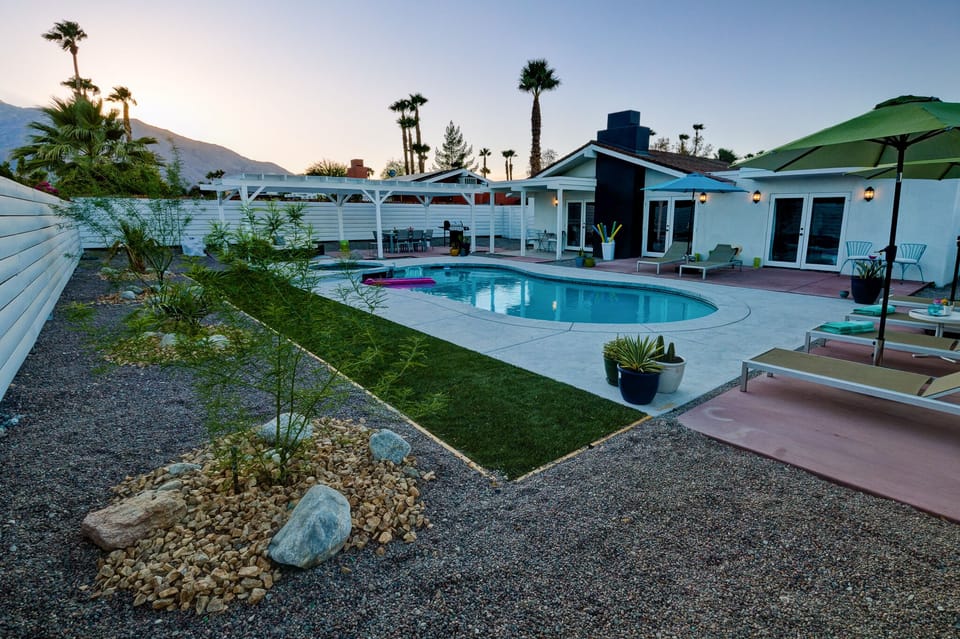 Beautiful desert landscaping