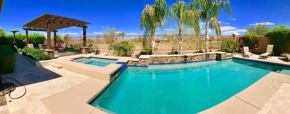 Backyard oasis