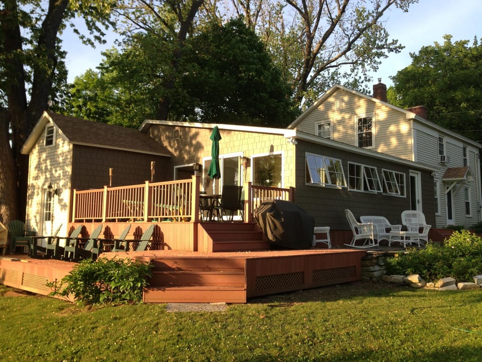 Picture of main house (original house) with the new addition.