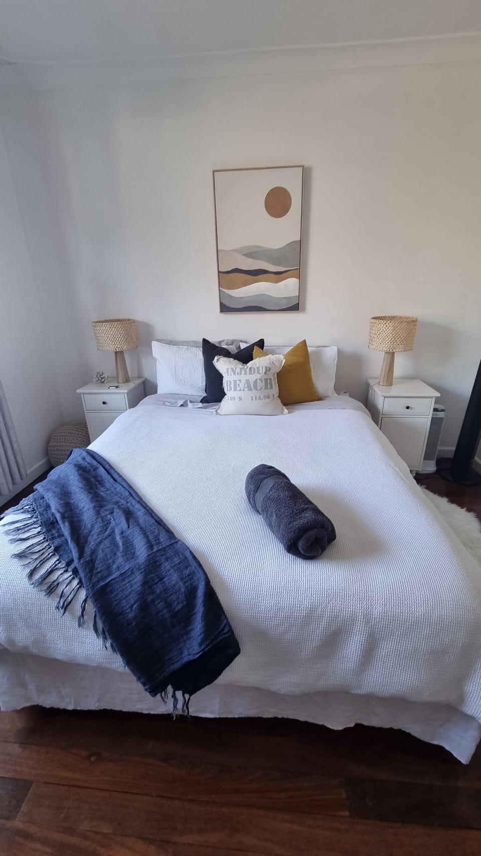 Large, sunlit 2nd guest bedroom with garden views