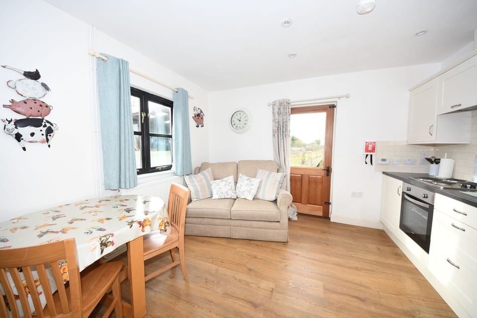 Open plan kitchen/lounge