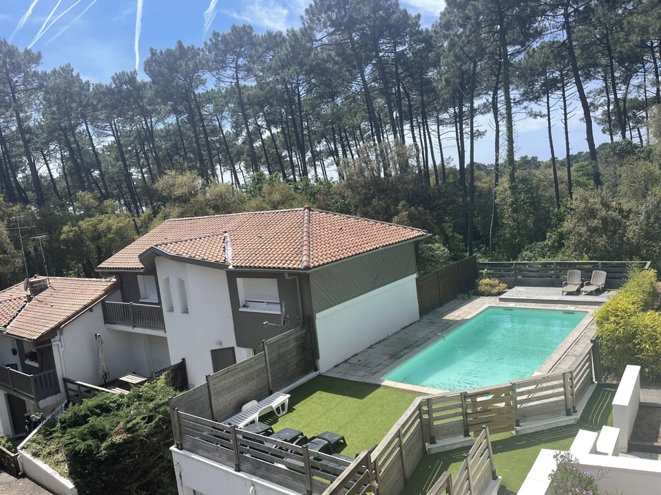 Vue du balcon vers l’ouest
