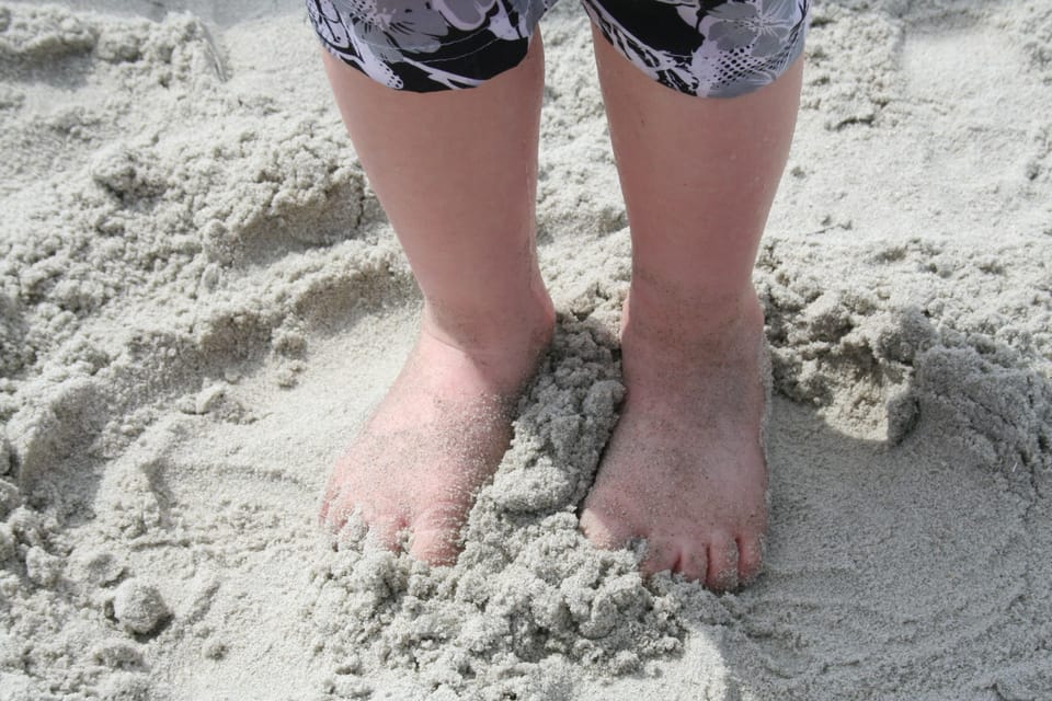 Got to have sand on my toes!