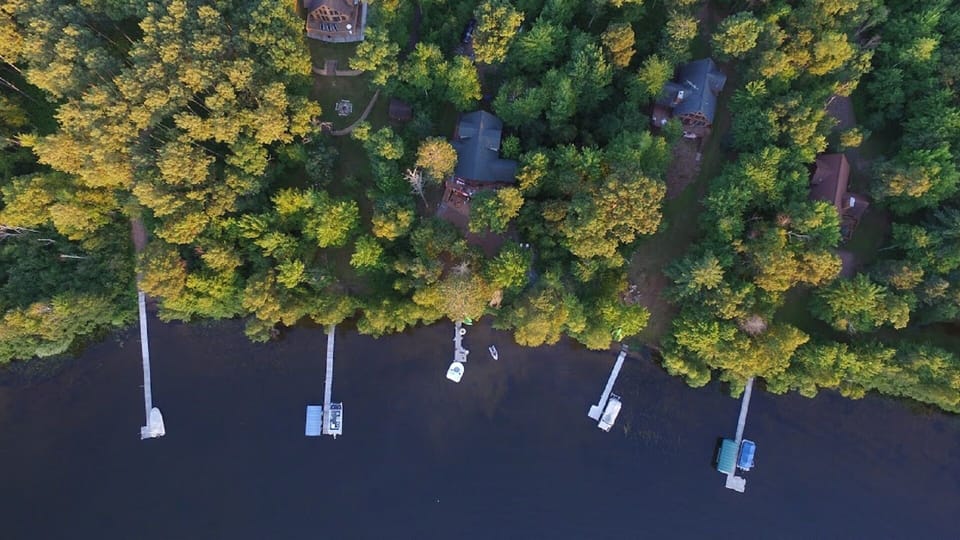 Drone view of beach