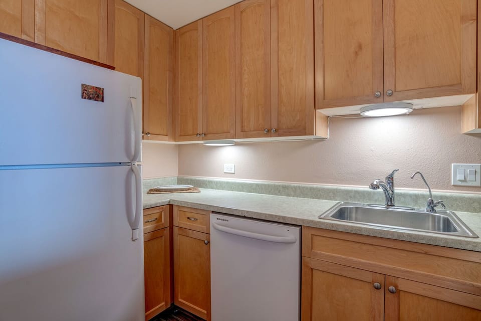 Ample kitchen storage