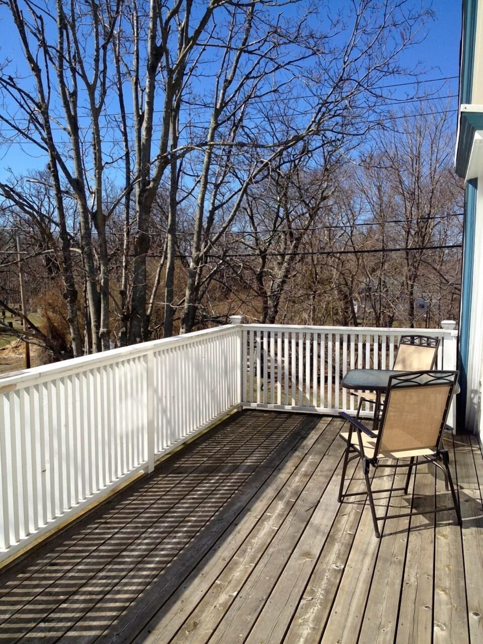 Upstairs Sun Deck off Master Suite