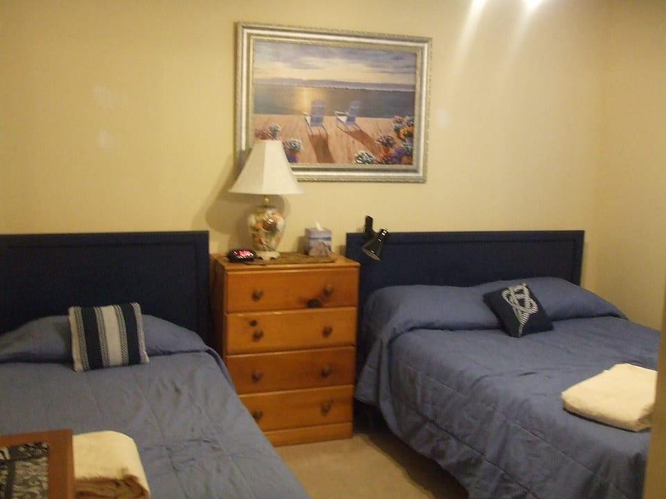 Bedroom with Double and Single Beds