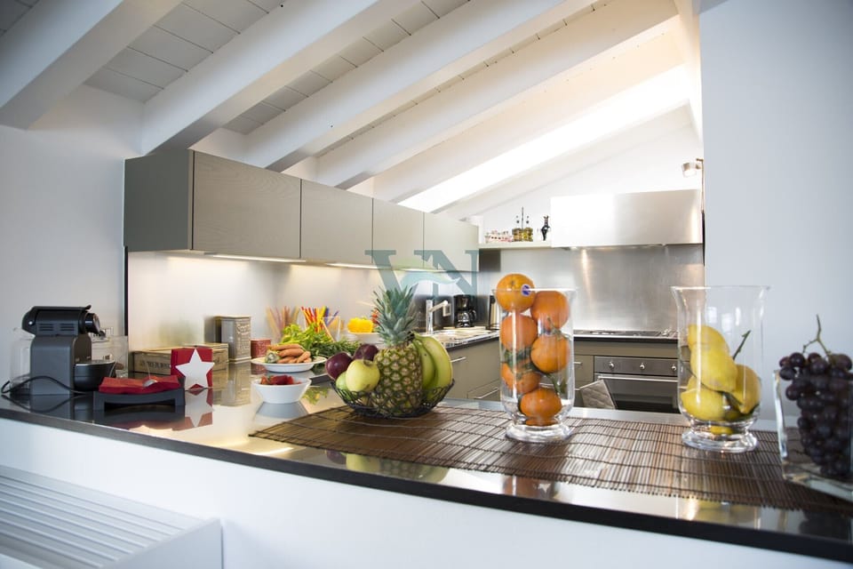 Kitchen. Penthouse apartment.