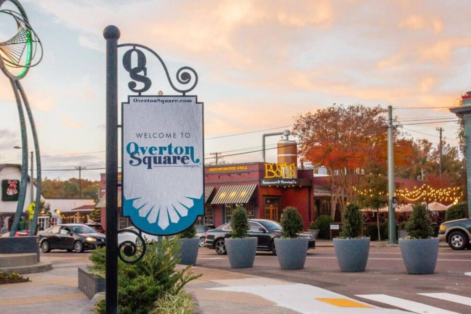 You are 5 minutes drive away to Overton Square.