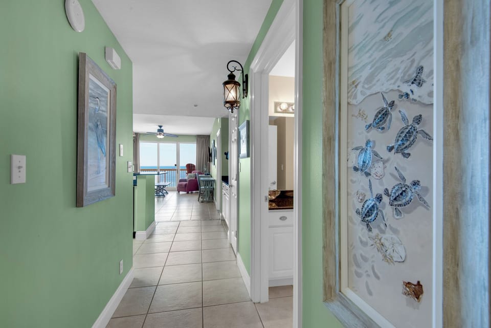 Step inside and immediately take in the stunning beauty of this unit and its breathtaking Gulf views.