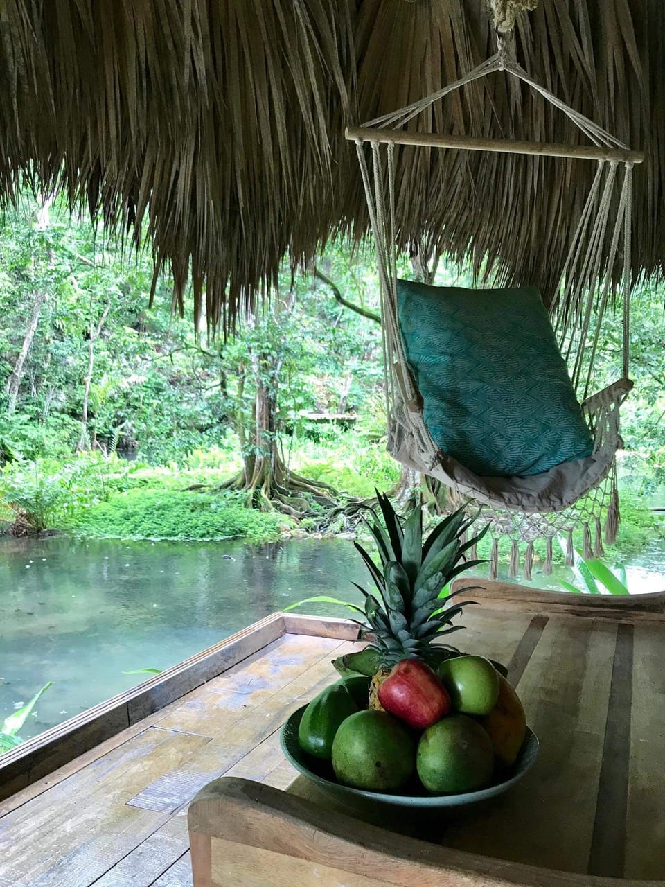 river bedroom deck
