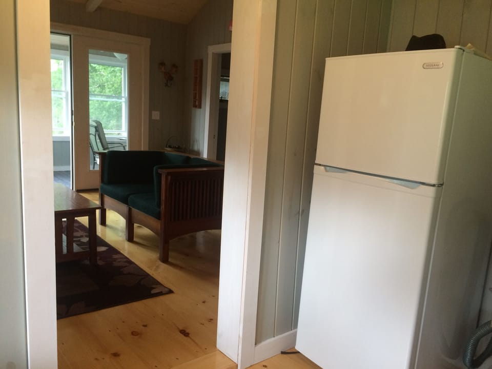 The back entrance and utility room.