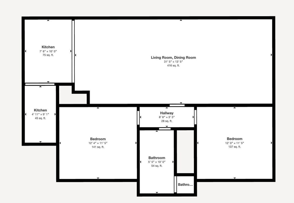 Seaglass Cottage - Floor 1