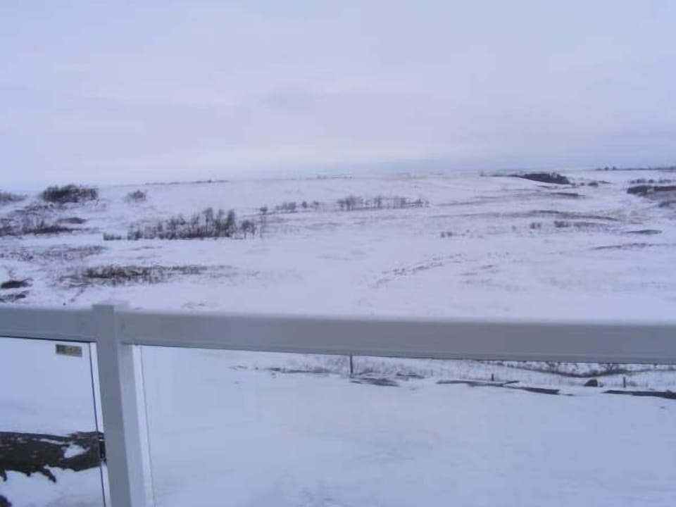 Winter view from deck