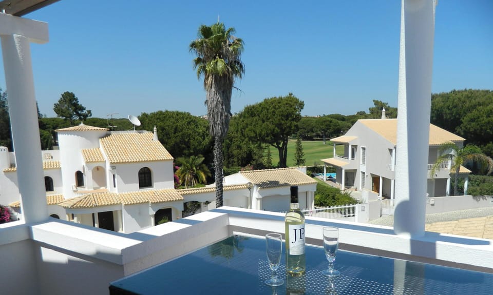 The Villa's Roof Bar With Views to Golf Course