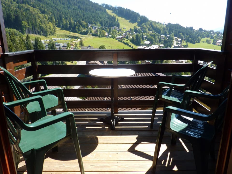 Balcony and view