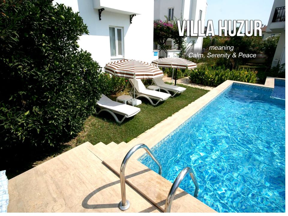 Pure relaxation with  sun loungers ready for you. 