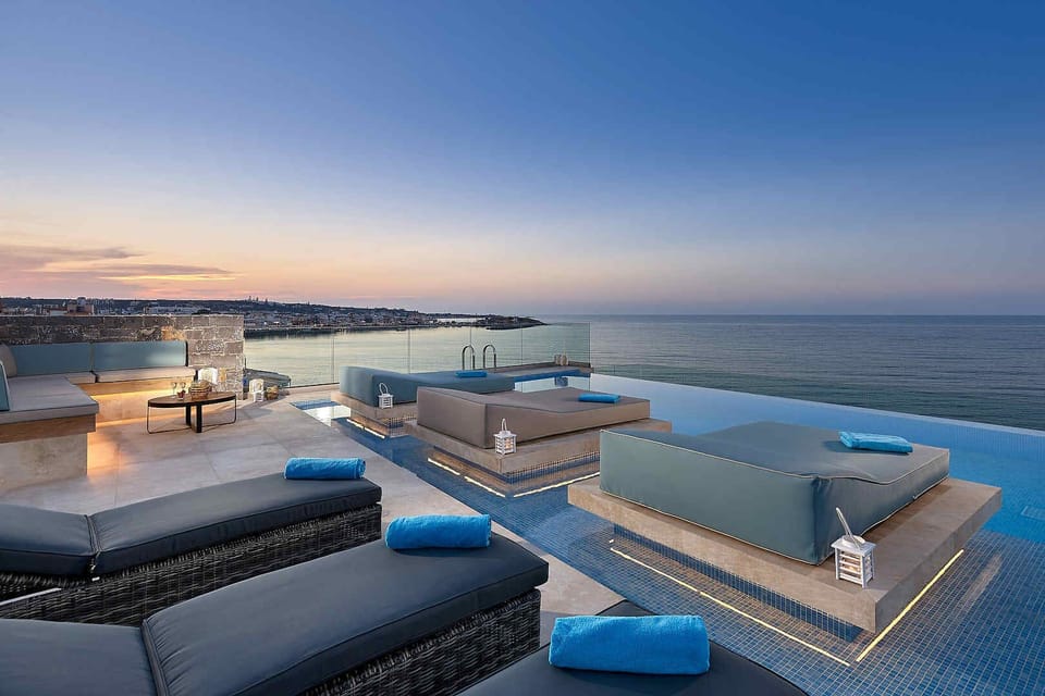 romantic sunset with increadable views