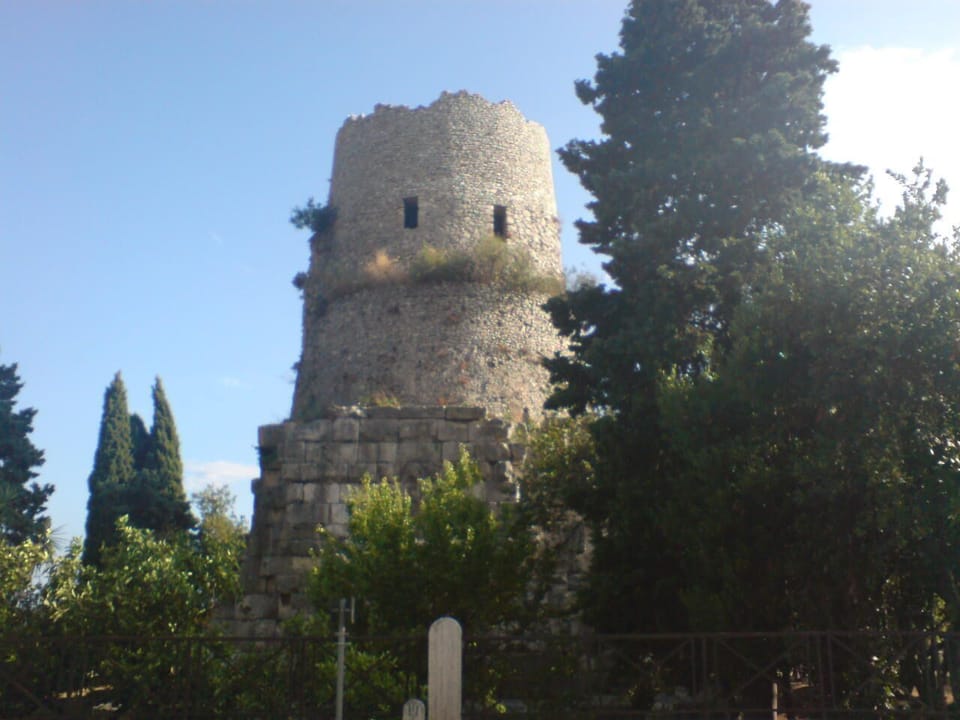 Cicero's tomb in Formia where concerts under the stars take place in summer
