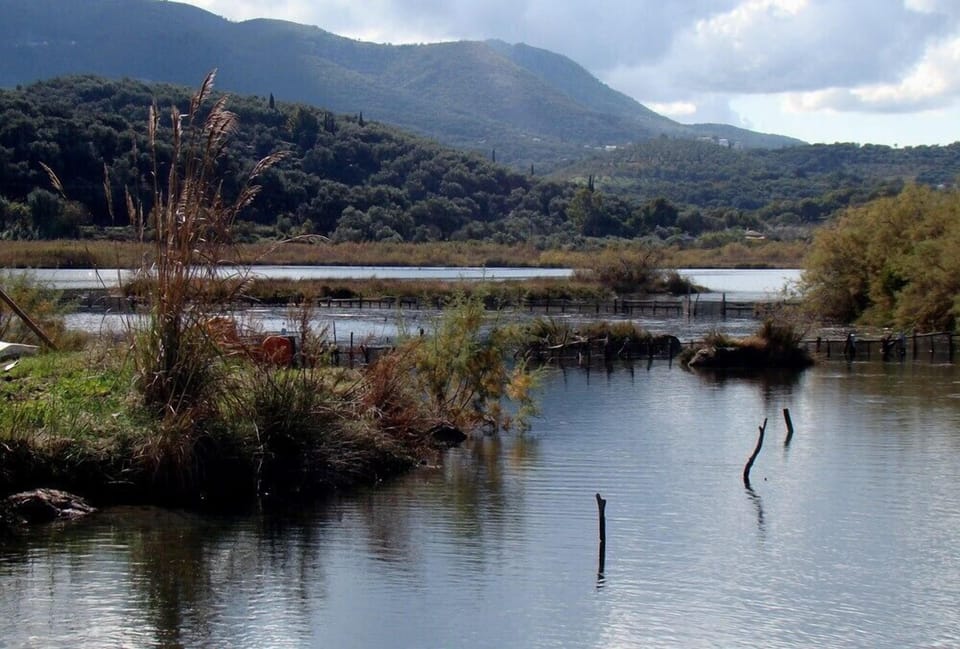 Lake Antinioti Saint Spiridon Bay