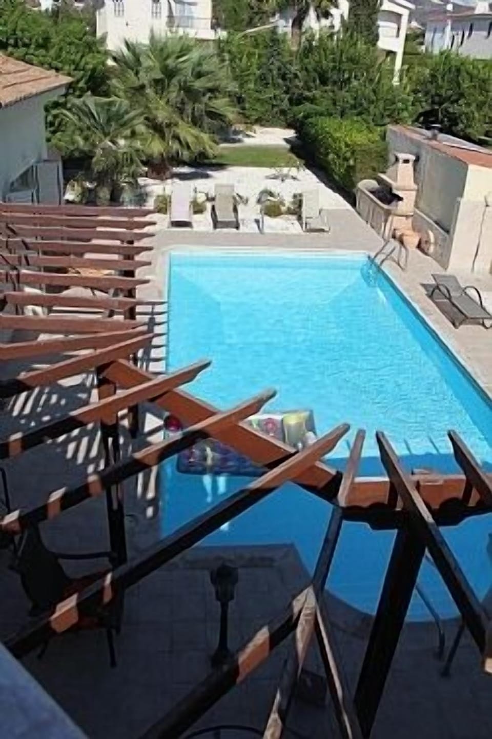 Pool from roof terrace