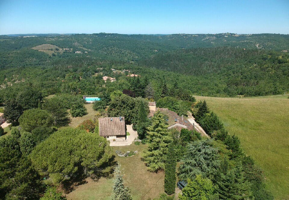 aerial view of the property