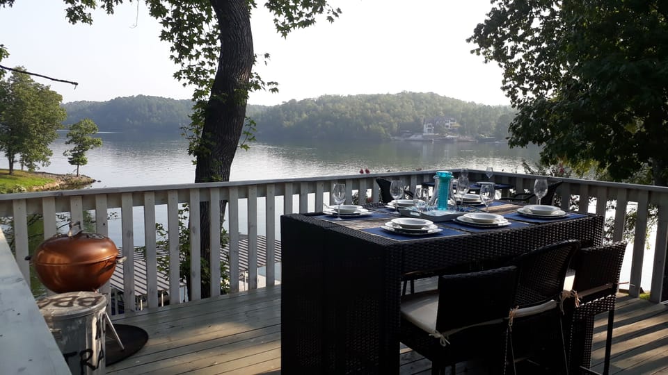 The Upper Deck with charcoal grill