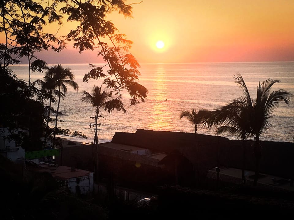 Sunset from the Terrace