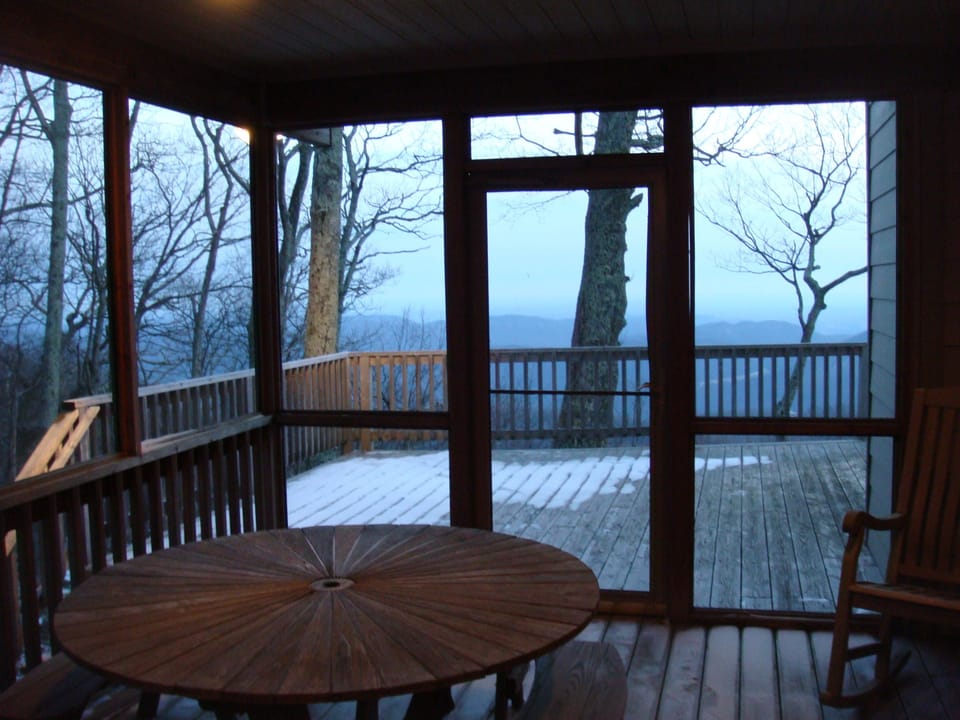 Main level screen porch