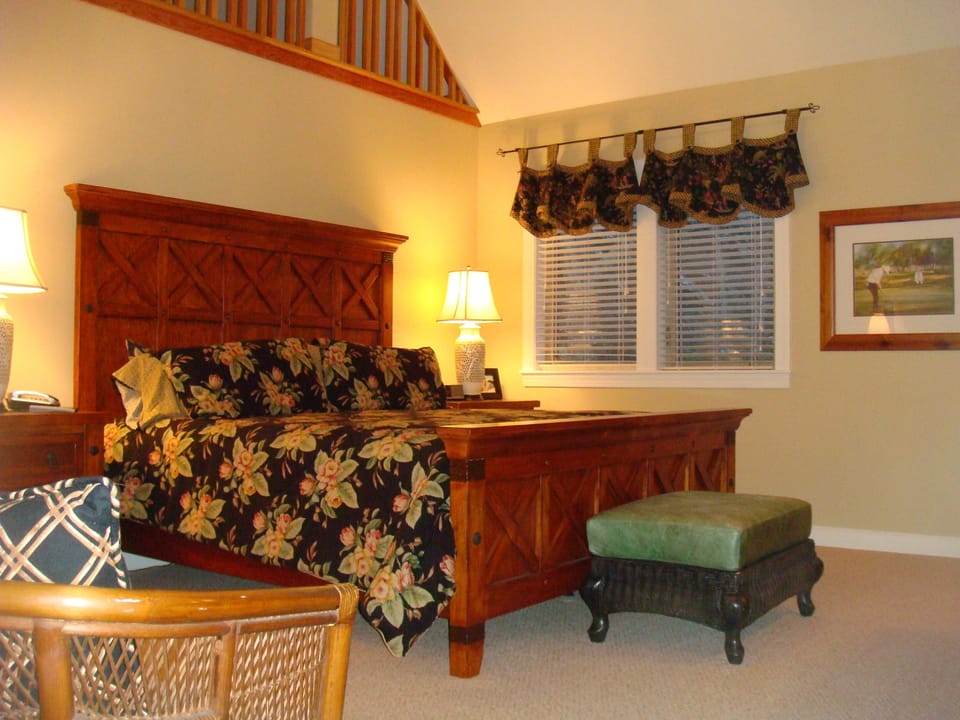 Master beedroom #1  (king size bed) with full bath, dressing area and tv