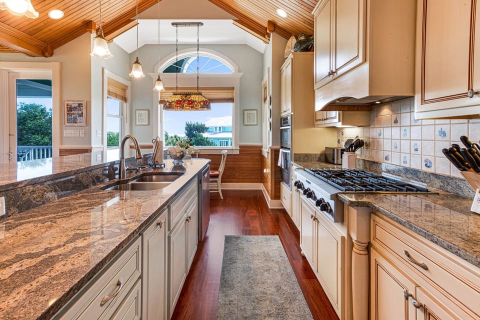 Kitchen on the top floor