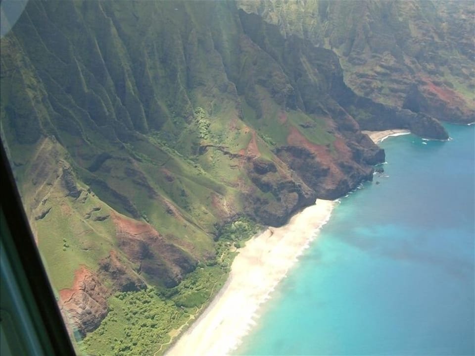 View from a helicopter tour of the Na Pali Coast....simply magnificent