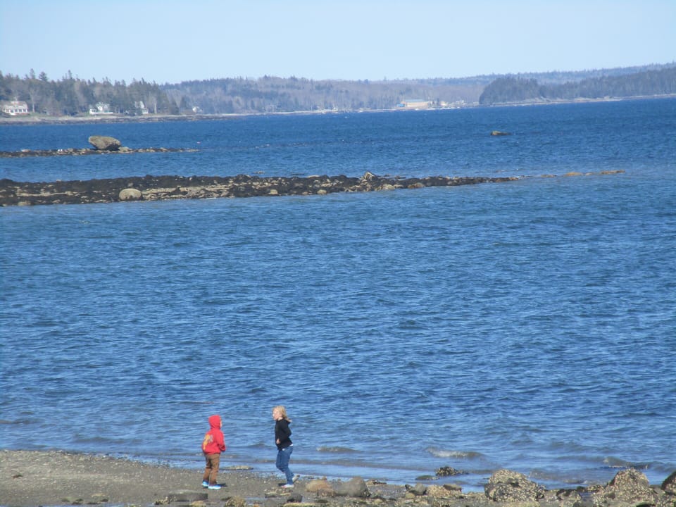 This is not a waterfront property, this is a picture of Lamoine Beach
