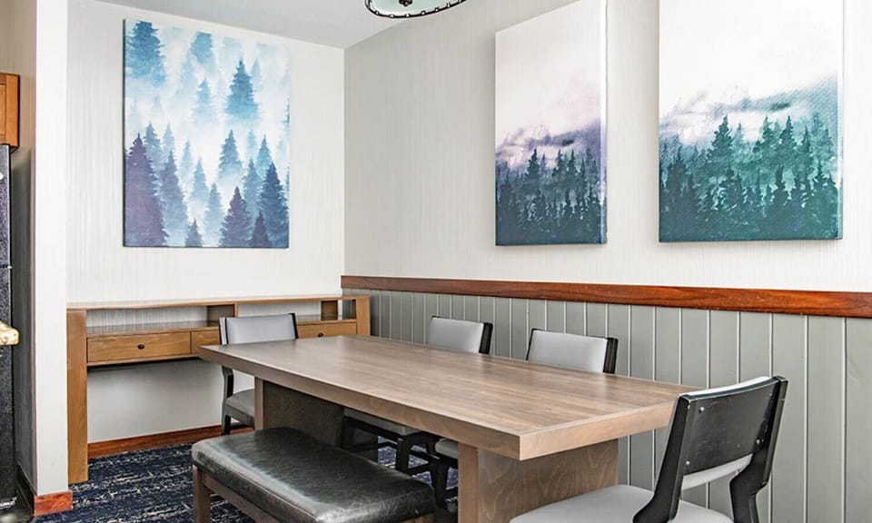 Dining Table to enjoy meals in your own villa!